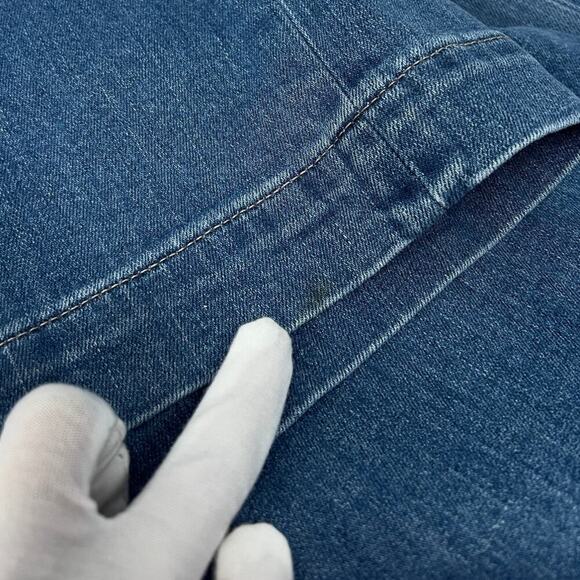 J.Crew Factory Petite Classic Wide-leg Jean in All-day Stretch CG448 size 30P - Picture 6 of 6